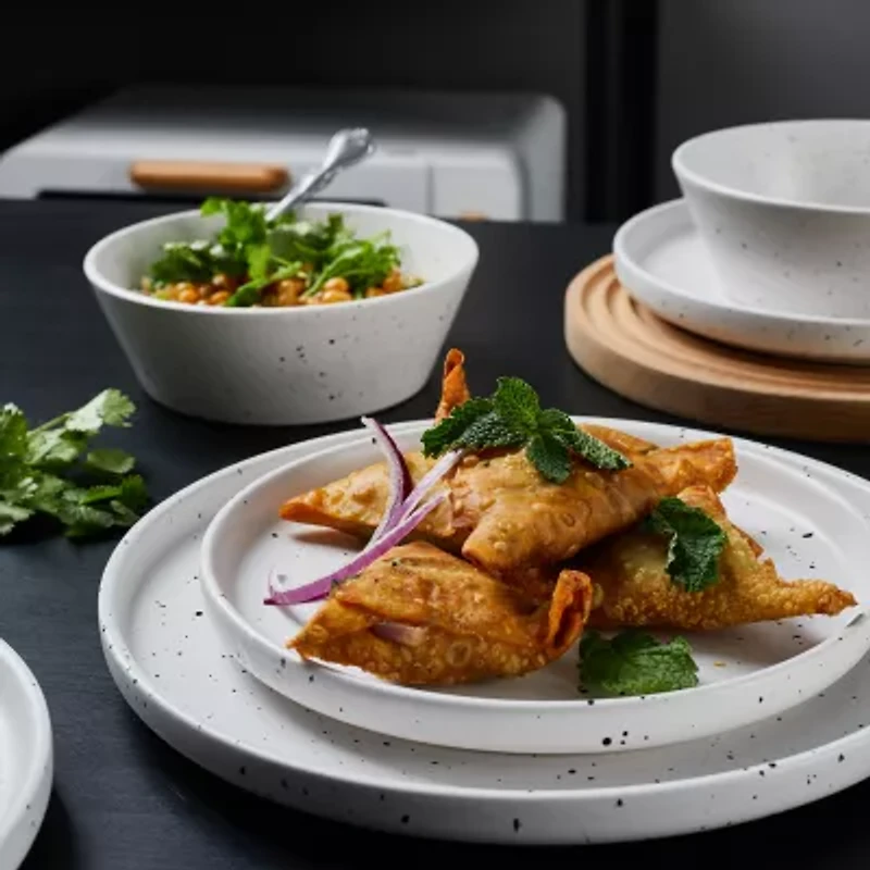 Stone + Lain Jade 16 Piece Dinnerware Set