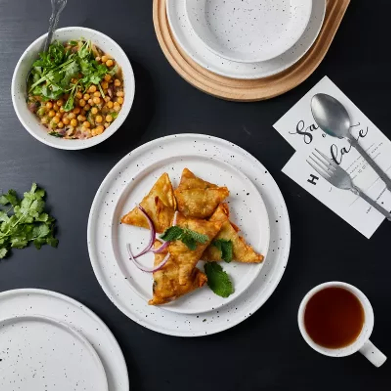 Stone + Lain Jade 16 Piece Dinnerware Set