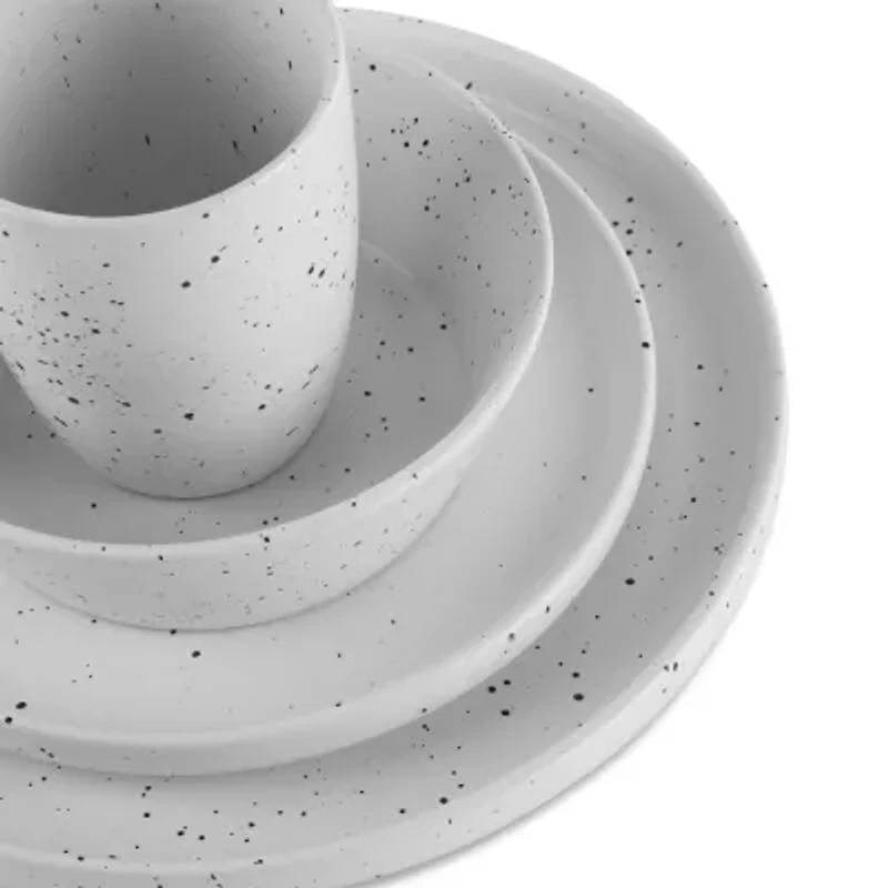 Stone + Lain Jade 16 Piece Dinnerware Set