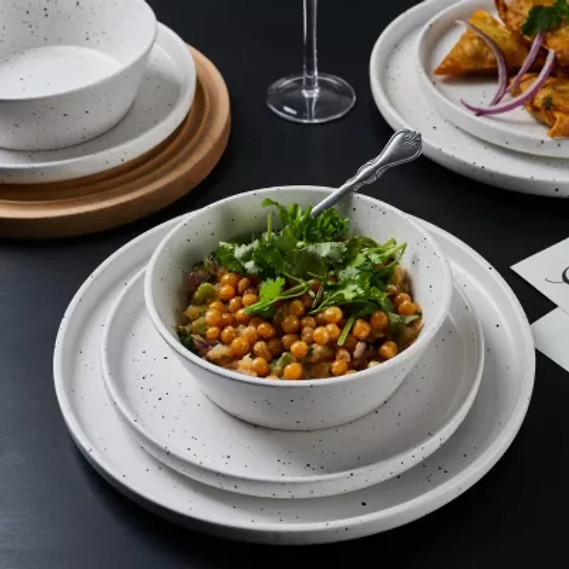 Stone + Lain Jade 16 Piece Dinnerware Set