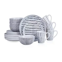 Stone + Lain Nova 16-pc. Stoneware Dinnerware Set