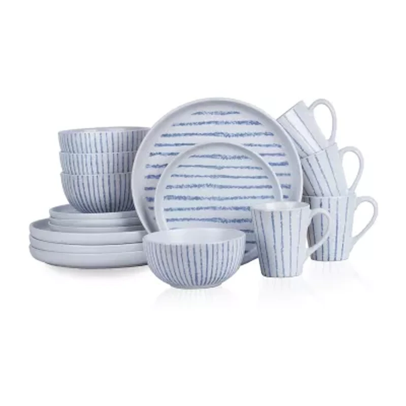 Stone + Lain Nova 16-pc. Stoneware Dinnerware Set