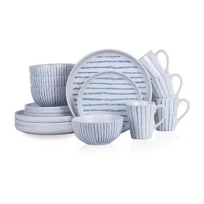 Stone + Lain Nova 16-pc. Stoneware Dinnerware Set