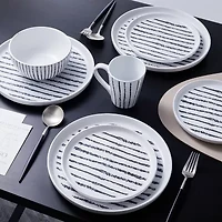 Stone + Lain Nova 16-pc. Stoneware Dinnerware Set