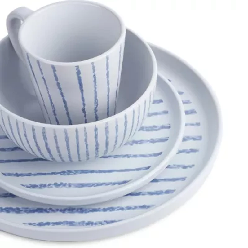 Stone + Lain Nova 16-pc. Stoneware Dinnerware Set