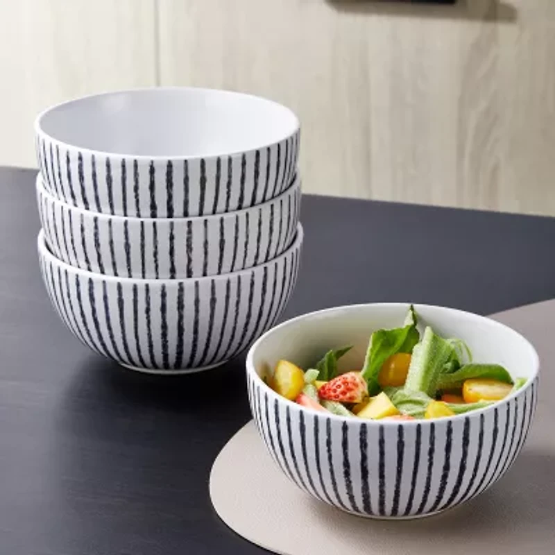 Stone + Lain Nova 16-pc. Stoneware Dinnerware Set