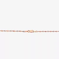 Womens 14K Two Tone Gold 16 Inch Fashion Chain Necklace