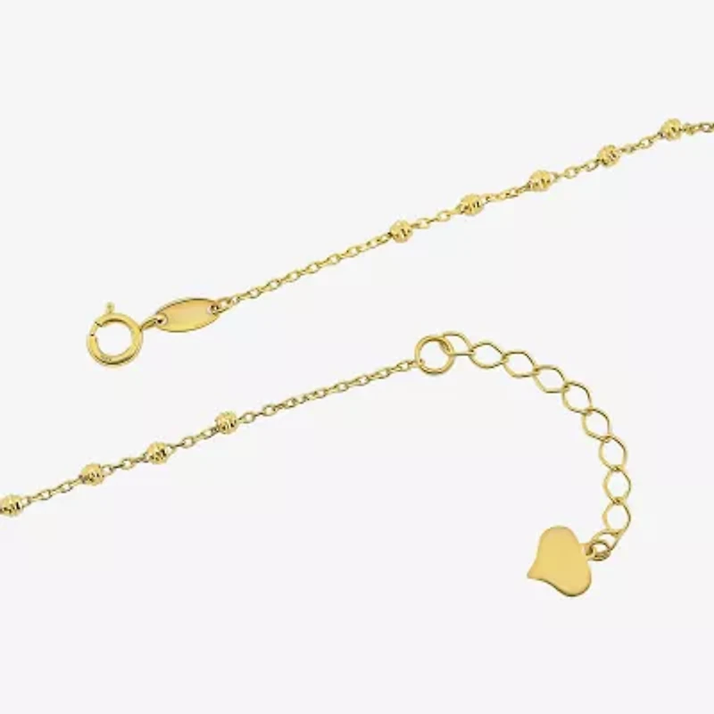 Womens 14K Gold 17 Inch Pendant Necklace