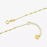 Womens 14K Gold 17 Inch Pendant Necklace