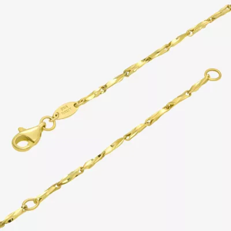 Womens 14K Gold 16 Inch Fashion Chain Necklace