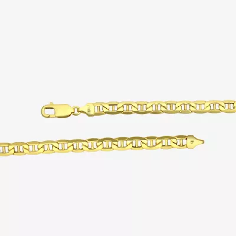 10K Yellow Gold 22" Hollow Mariner Chain