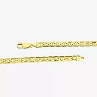 10K Yellow Gold 22" Hollow Mariner Chain