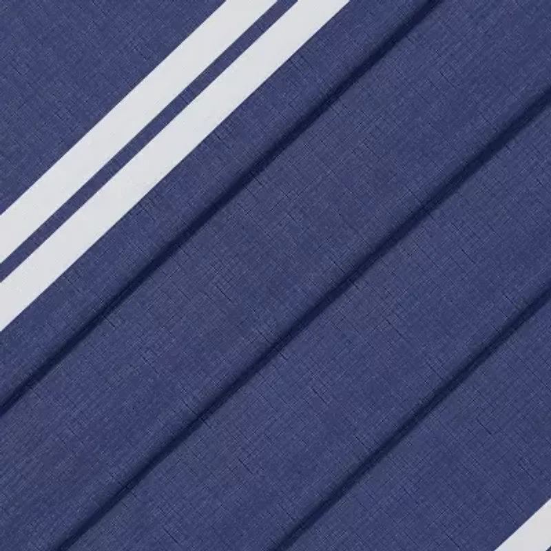 Under the Stars Kids Hayden Stripe Grommet Top Energy Saving 100% Blackout Single Curtain Panel