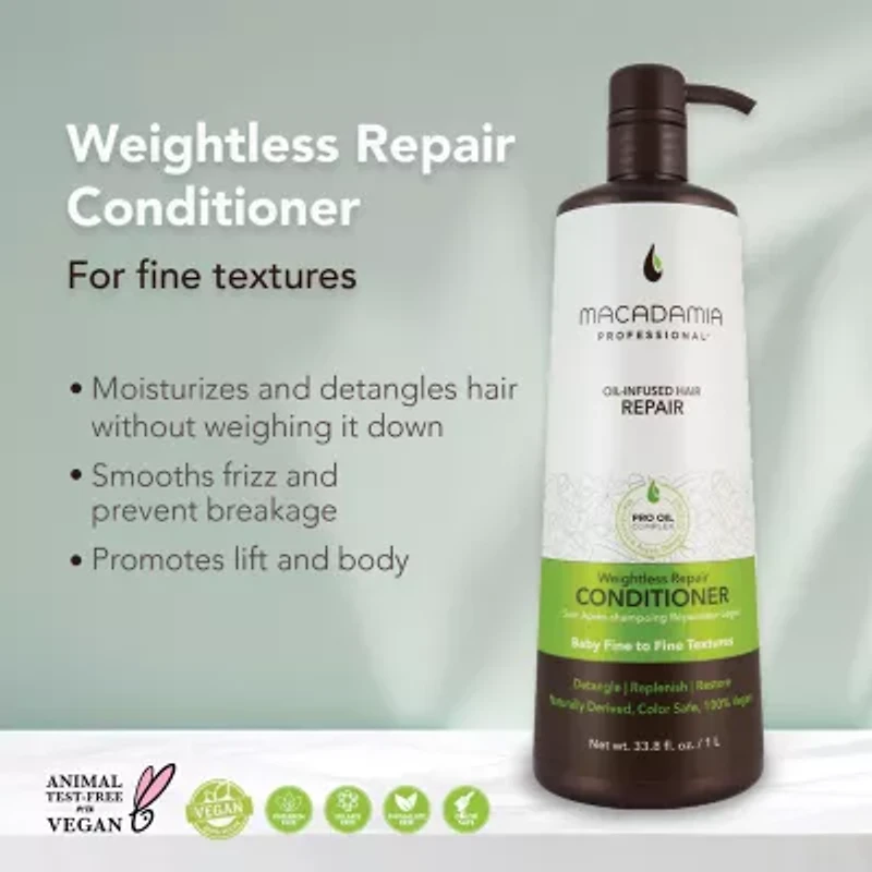 Macadamia Professional Weightless Moisture Conditioner 33.8 oz.