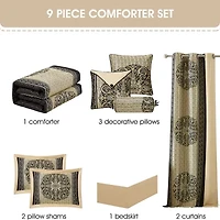 Stratford Park Austin 9-pc. Lightweight Comforter Set