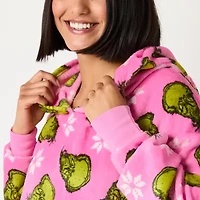 Womens Long Sleeve Grinch Fleece Juniors Hoodie