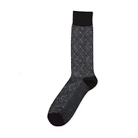 J. Ferrar Dress Mens 1 Pair Crew Socks