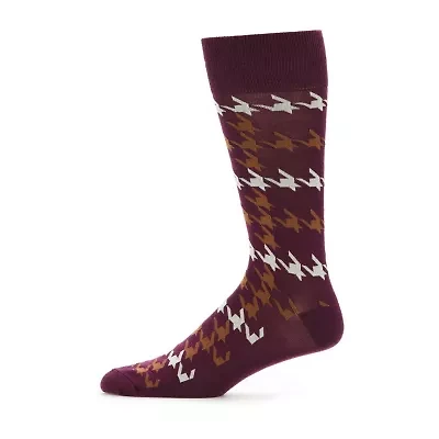 J. Ferrar Dress Mens 1 Pair Crew Socks