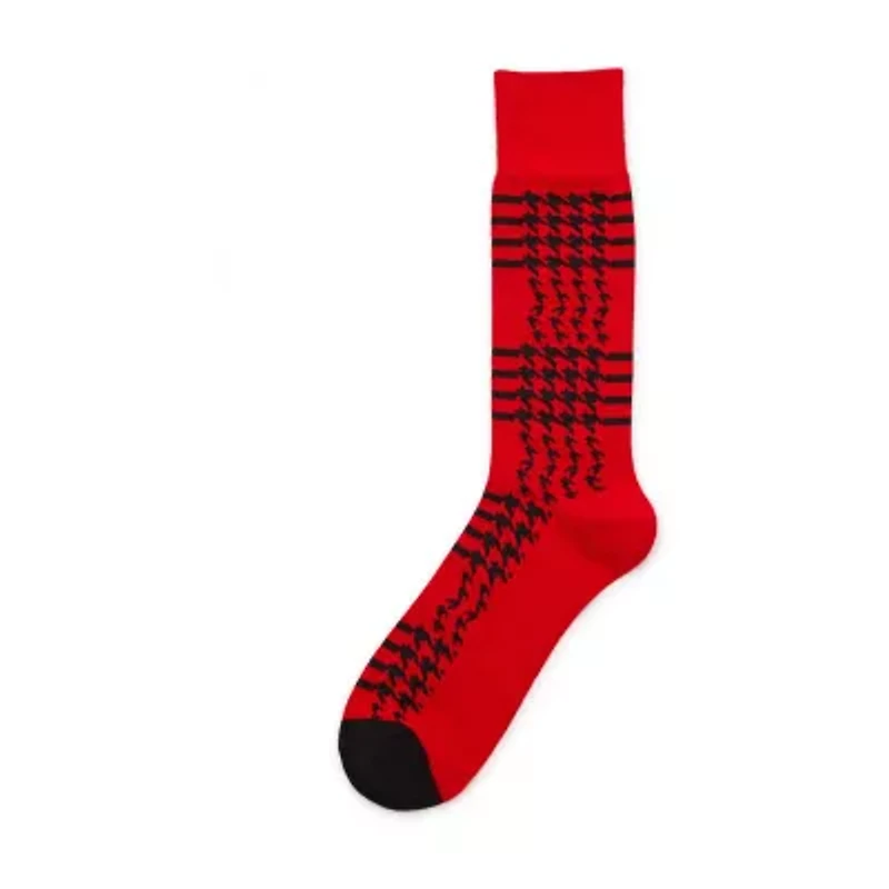 J. Ferrar Dress Mens 1 Pair Crew Socks