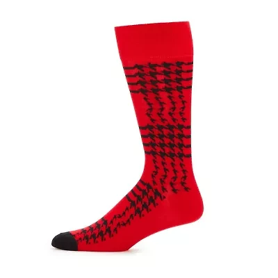 J. Ferrar Dress Mens 1 Pair Crew Socks