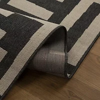 LR Home Graphic Print 24"X36" Indoor Outdoor Rectangular Accent Rug