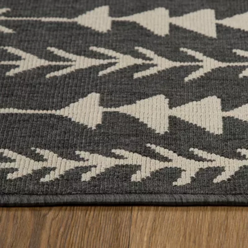 LR Home Tribal Eclectic 24"X36" Indoor Outdoor Rectangular Accent Rug