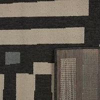 LR Home Graphic Print Indoor Outdoor Rectangular Area Rug
