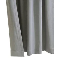 Mulberry Rod Pocket Back Tab Light-Filtering Single Curtain Panel