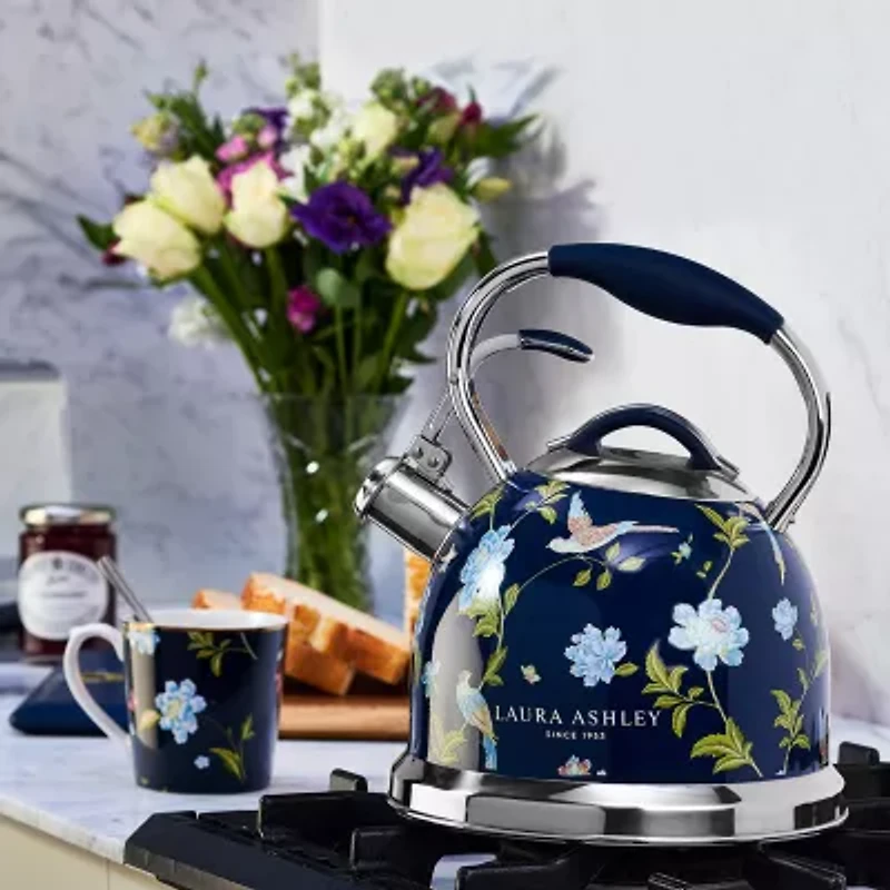Laura Ashley Stove Top 10-Cup Tea Kettle