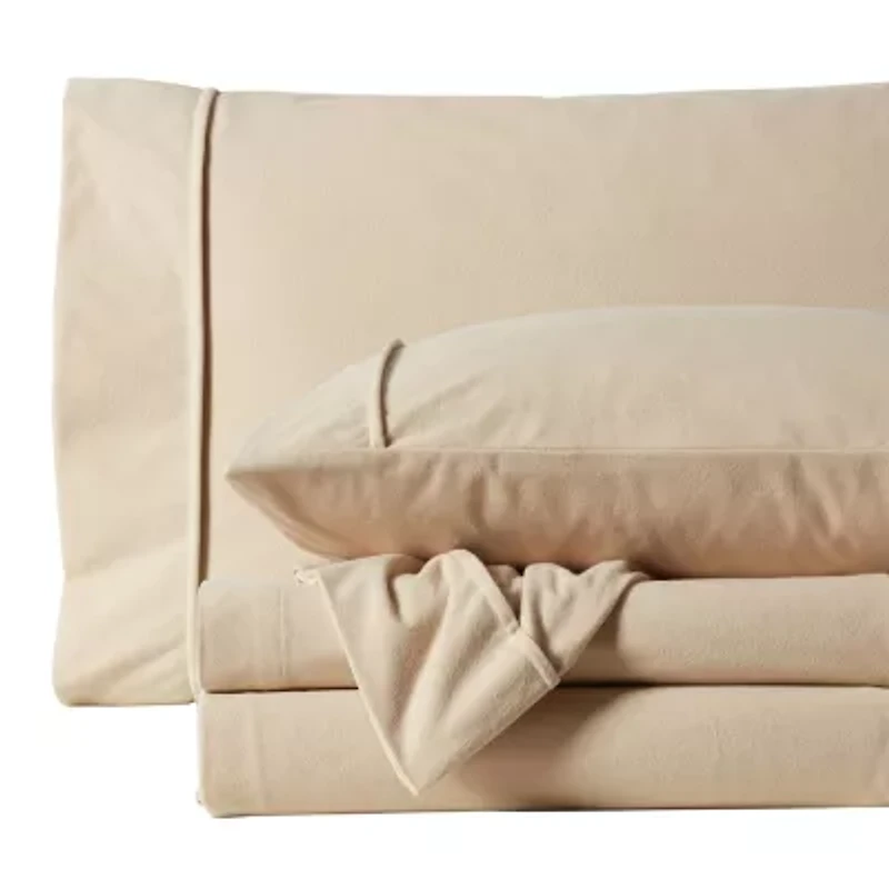 Sweet Home Collection™ Solid Microfiber Flannel Sheets Warm and Cozy Extra Deep Pockets