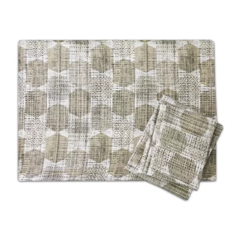 Sweet Home Collection™ Printed Monaco Ultra Soft Microfiber Sheet Set with Bonus Pillowcases