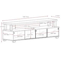 Bromley 75" TV Bench