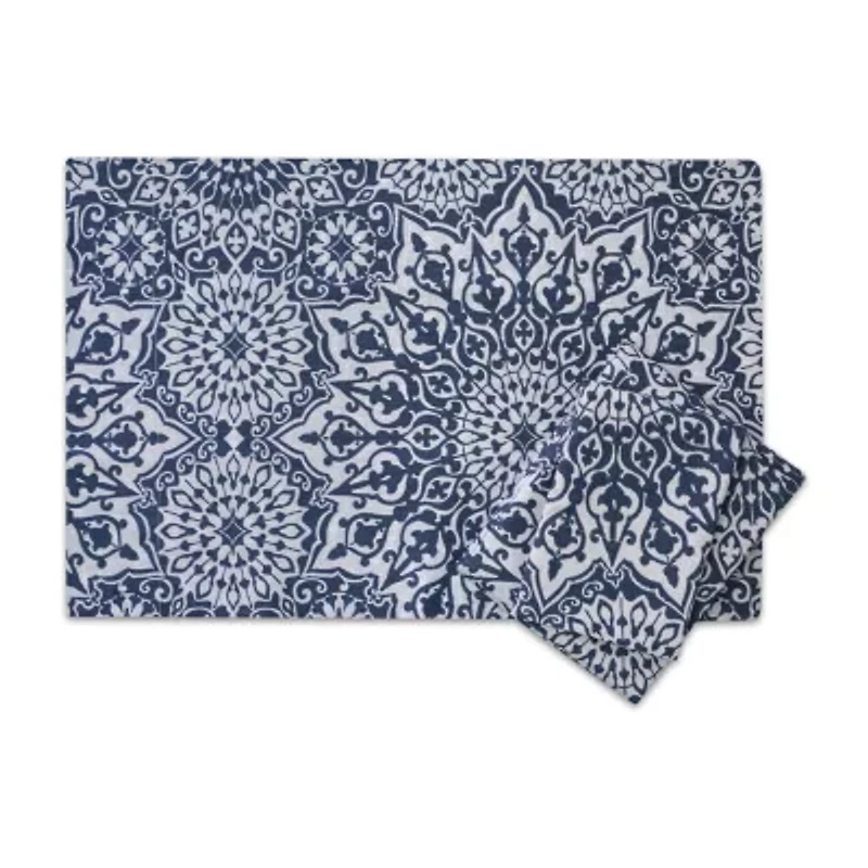 Sweet Home Collection™ Oasis Printed Sheet Set, Double Brushed Microfiber