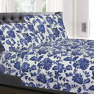 Sweet Home Collection™ Tuscany Printed Sheet Set, Double Brushed Microfiber