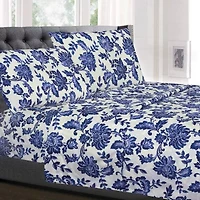 Sweet Home Collection™ Tuscany Printed Sheet Set, Double Brushed Microfiber