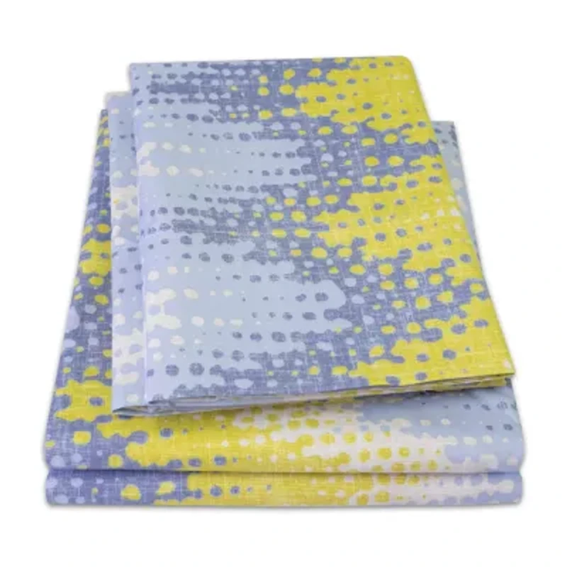 Sweet Home Collection™ Malibu Printed Sheet Set, Double Brushed Microfiber