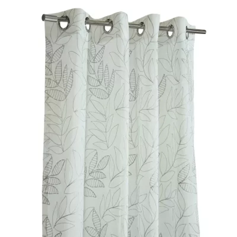 Valentina Grommet Top Sheer Single Curtain Panel