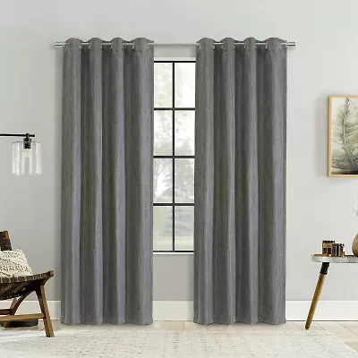 THERMALOGIC™ Bryson Grommet Top Energy Saving Blackout Single Curtain Panel