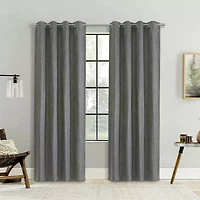 THERMALOGIC™ Bryson Grommet Top Energy Saving Blackout Single Curtain Panel