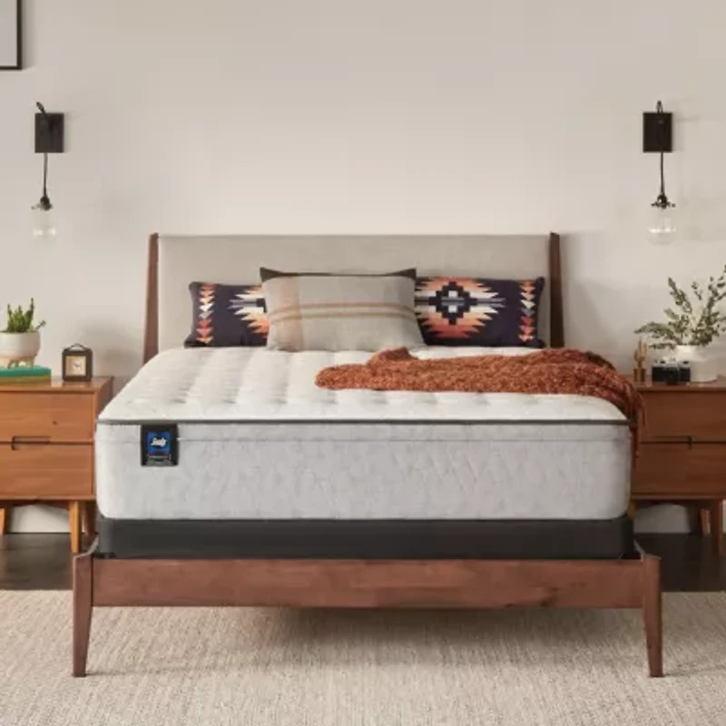 Sealy® Masterbrand Essentials Myrtle Medium Euro Top - Mattress + Box Spring