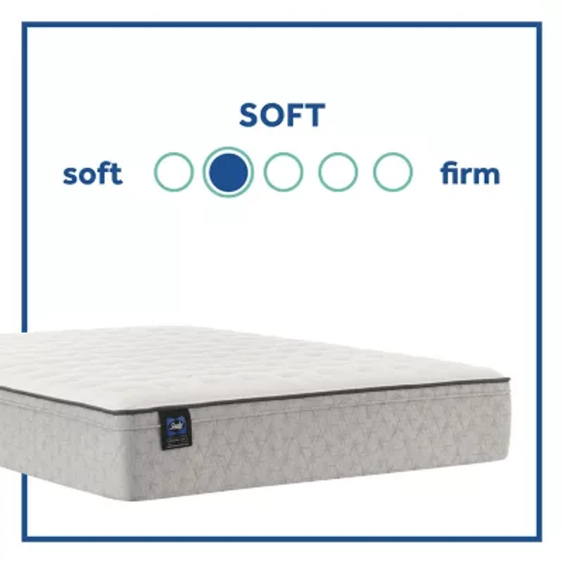 Sealy® Masterbrand Essentials Myrtle Soft Euro Top - Mattress + Box Spring