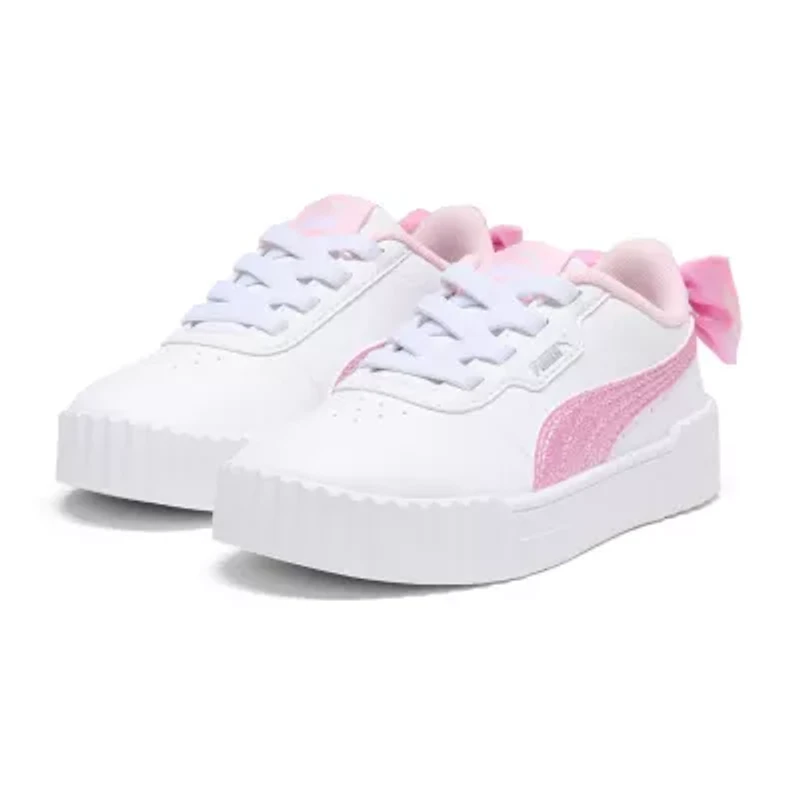 PUMA Carina 3.0 Bow Little Kid Girls Sneakers