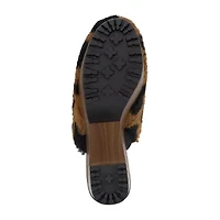 JS Jessica Simpson Tyvah Womens Round Closed Toe Clogs