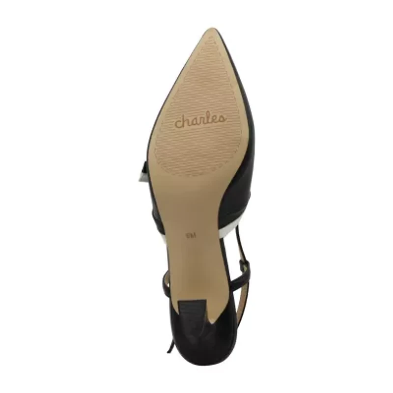 Charles By David Arax Womens Pointed Closed Toe Stiletto Heel Pumps