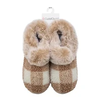 Cuddl Duds Buffalo Womens Memory Foam Clog Slippers