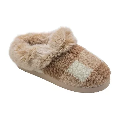 Cuddl Duds Buffalo Womens Memory Foam Clog Slippers
