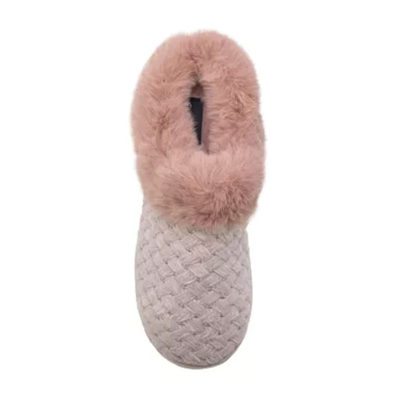 Cuddl Duds Chenille Womens Clog Slippers