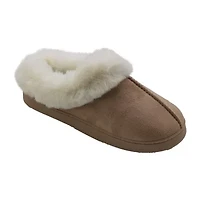 Cuddl Duds Microsuede Clog Womens Memory Foam Slippers