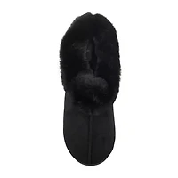 Cuddl Duds Microsuede Womens Memory Foam Clog Slippers