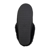 Cuddl Duds Microsuede Womens Memory Foam Clog Slippers